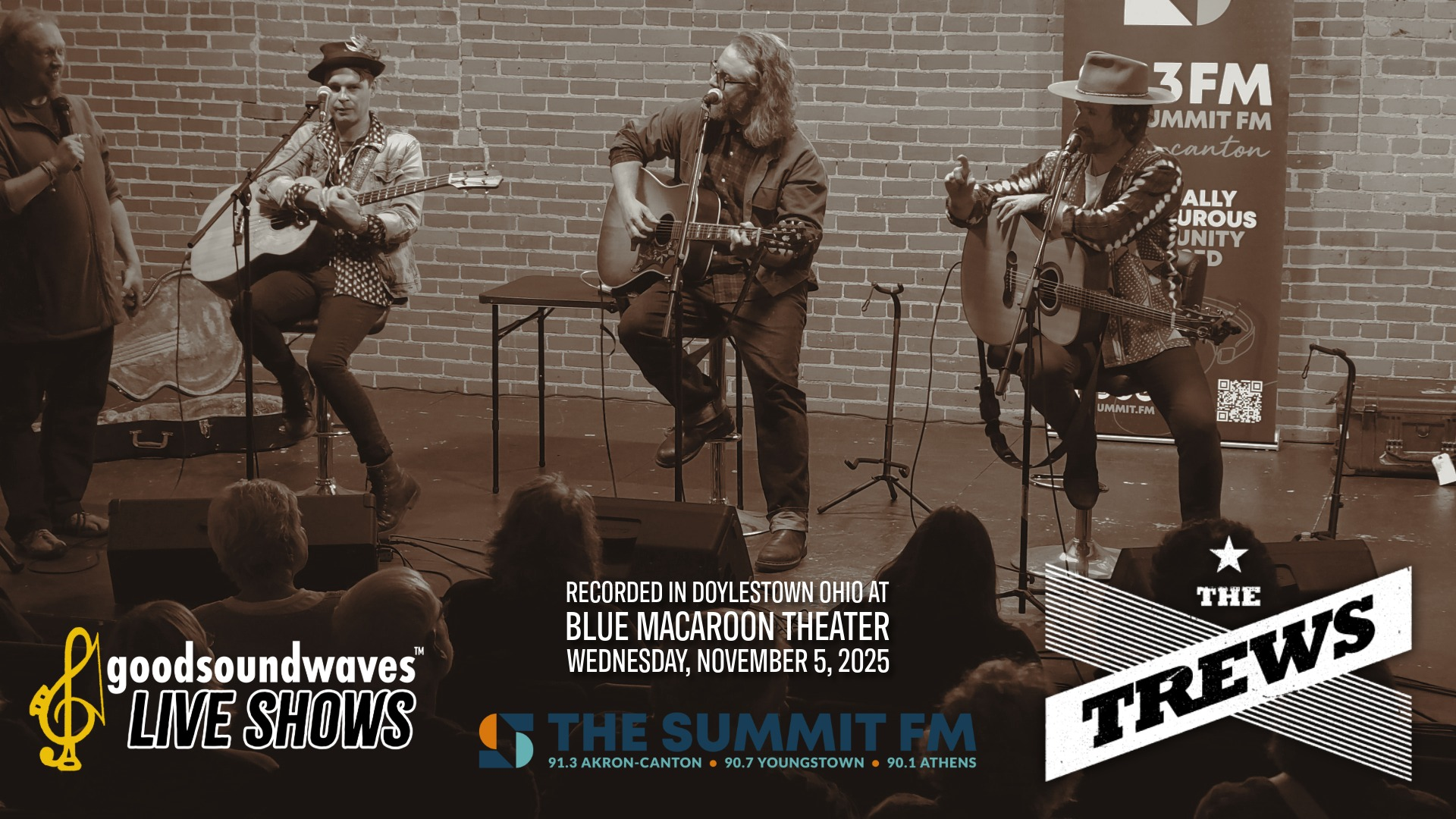 The Trews @ Blue Macaroon Theater for The Summit FM